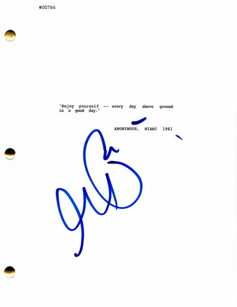 AL PACINO SIGNED AUTOGRAPH - SCARFACE MOVIE SCRIPT - FULL NAME - THE ...