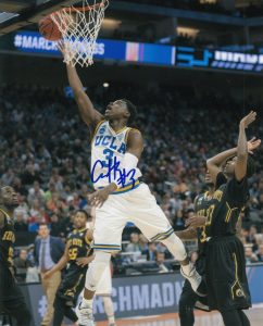 AARON HOLIDAY SIGNED (UCLA BRUINS) BASKETBALL 8X10 PHOTO *NBA DRAFT* W/COA #6  COLLECTIBLE MEMORABILIA