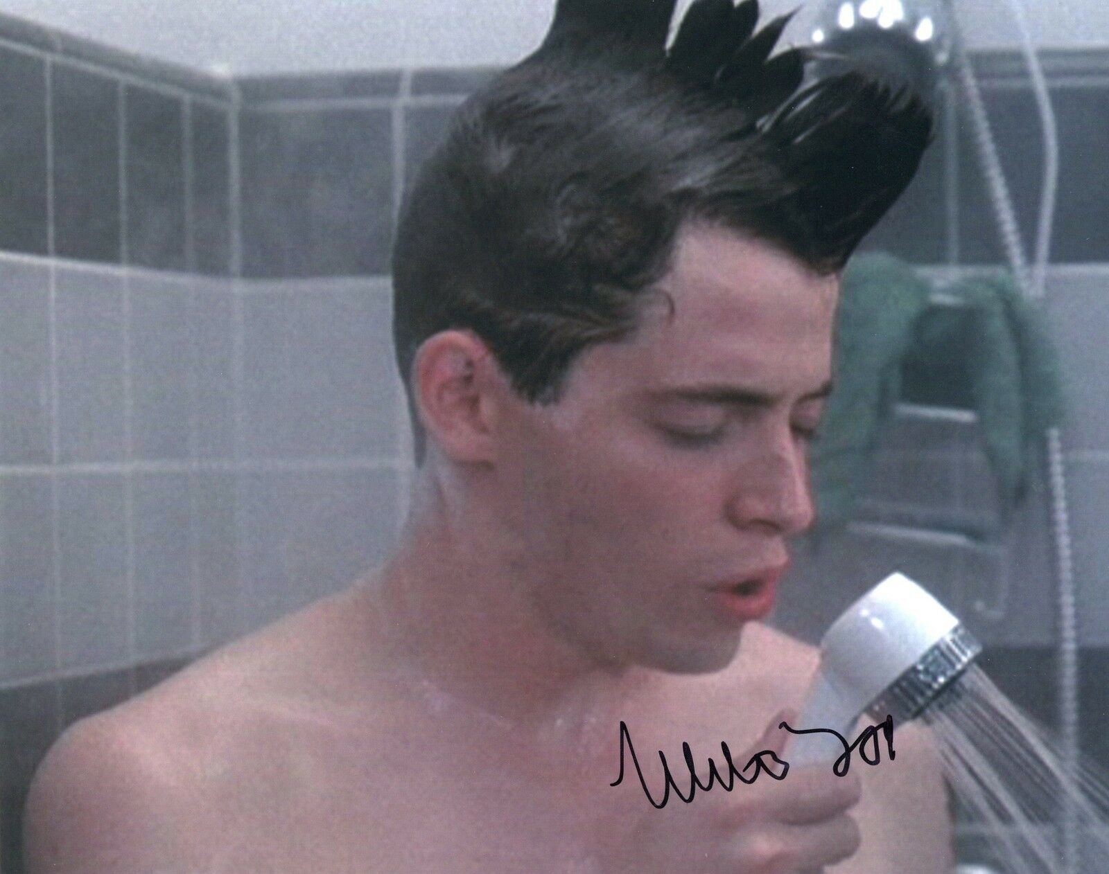 Matthew Broderick Signed Ferris Buellers Day Off Movie 8x10 Photo W Coa 