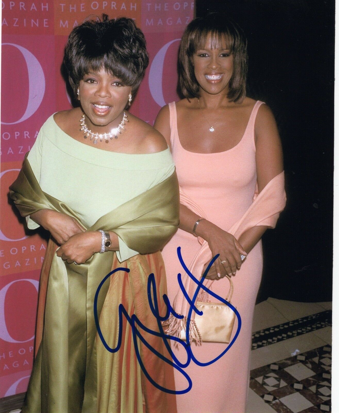 Gayle King Cbs This Morning News Anchor Oprah Signed 8x10 Photo W Coa Gayle King Cbs This Morning News Anchor Oprah Signed 8x10 Photo W Coa