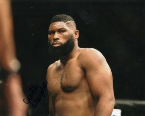 CURTIS “RAZOR” BLAYDES SIGNED (UFC) MMA HEAVYWEIGHT FIGHTING 8X10 PHOTO W/COA #4  COLLECTIBLE MEMORABILIA