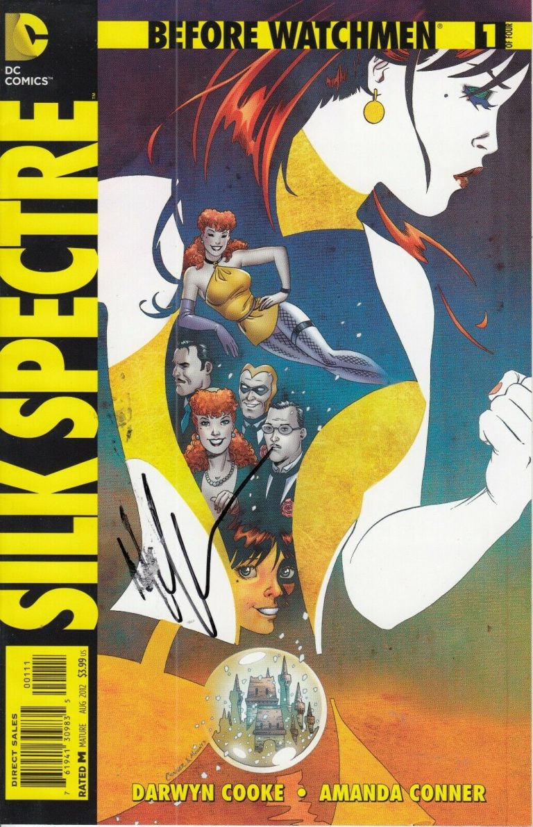 MALIN ACKERMAN SIGNED (SILK SPECTRE) BEFORE WATCHMEN COMIC BOOK #1 OF 4 W/COA  COLLECTIBLE MEMORABILIA