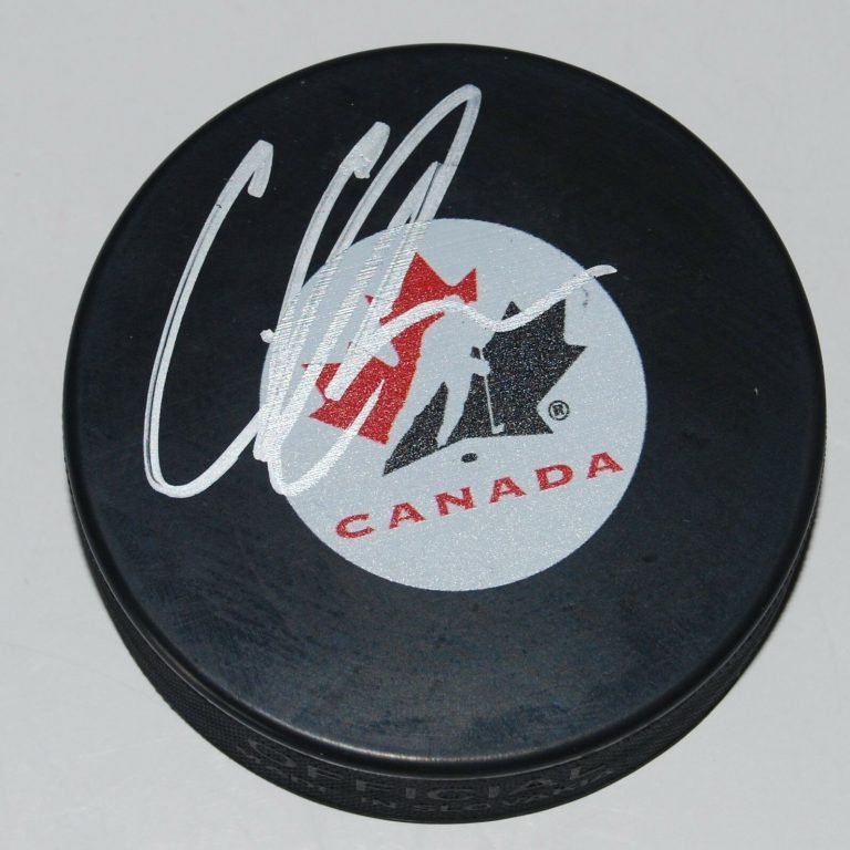 CODY GLASS SIGNED 2017 NHL DRAFT PUCK *LAS VEGAS GOLDEN KNIGHTS* CANADA W/COA #1  COLLECTIBLE MEMORABILIA