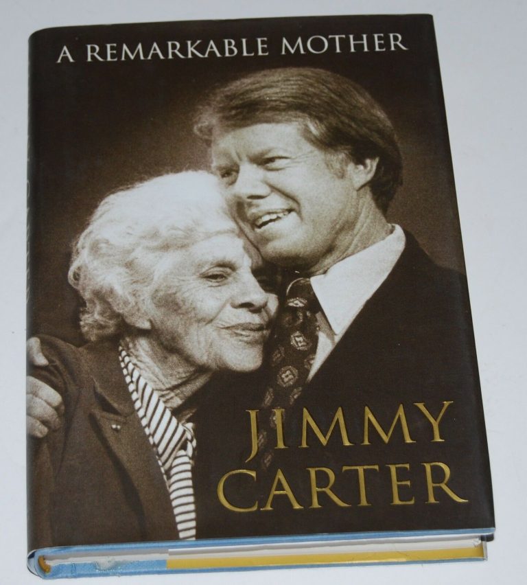 JIMMY CARTER SIGNED (A REMARKABLE MOTHER) BOOK *PRESIDENT* W/COA  COLLECTIBLE MEMORABILIA