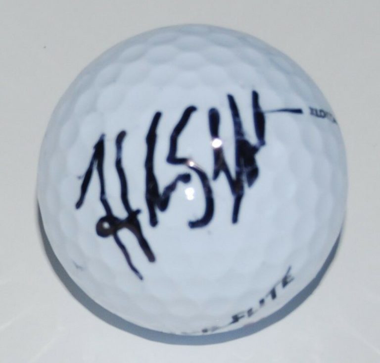 HUDSON SWAFFORD SIGNED (PGA GOLF BALL) *CAREERBUILDER CHALLENGE CHAMPION* W/COA  COLLECTIBLE MEMORABILIA