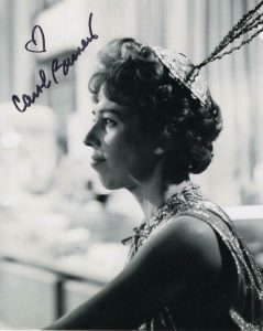 CAROL BURNETT SIGNED AUTOGRAPH 8X10 PHOTO – SHOW, VERY YOUNG AND BEAUTIFUL, RARE  COLLECTIBLE MEMORABILIA