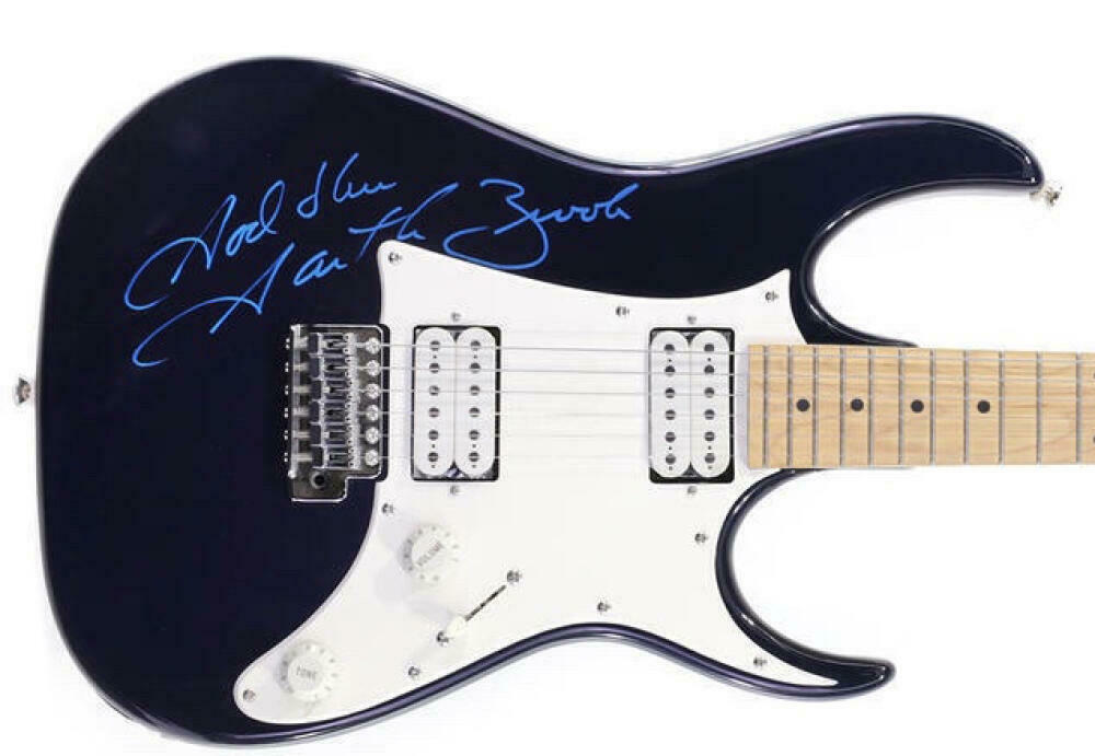 GARTH BROOKS SIGNED AUTOGRAPH FENDER BRAND ELECTRIC GUITAR - COUNTRY ...