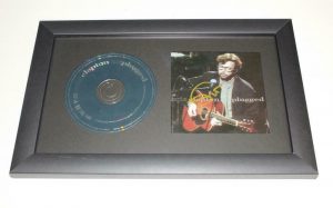 ERIC CLAPTON SIGNED AUTOGRAPH UNPLUGGED FRAMED CD DISPLAY – CREAM, VERY RARE!  COLLECTIBLE MEMORABILIA