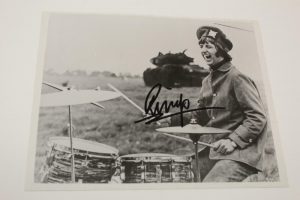 RINGO STARR SIGNED AUTOGRAPH 8X10 PHOTO -THE BEATLES DRUMMER & HIS ALL STAR BAND  COLLECTIBLE MEMORABILIA