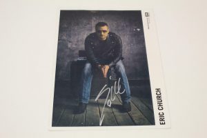 REPRINT ERIC CHURCH 8 country superstar autographed signed photo copy reprint 