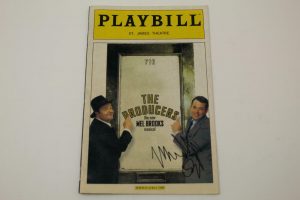 MATTHEW BRODERICK SIGNED AUTOGRAPH “THE PRODUCERS” ORIGINAL BROADWAY PLAYBILL  COLLECTIBLE MEMORABILIA