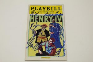 FULL CAST SIGNED AUTOGRAPH “HENRY IV” ORIGINAL BROADWAY PLAYBILL -ETHAN HAWKE +7  COLLECTIBLE MEMORABILIA