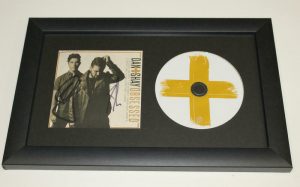 DAN & SHAY SIGNED AUTOGRAPH OBSESSED FRAMED CD DISPLAY COUNTRY MUSIC SUPERSTARS  COLLECTIBLE MEMORABILIA