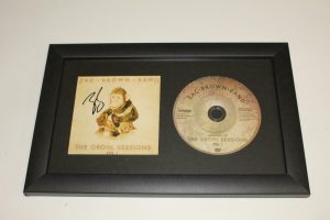 ZAC BROWN SIGNED AUTOGRAPH THE GROHL SESSIONS FRAMED CD DISPLAY – BAND, COUNTRY  COLLECTIBLE MEMORABILIA