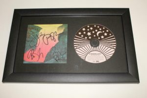 MY MORNING JAKCET BAND SIGNED AUTOGRAPH FRAMED CD DISPLAY – THE WATERFALL, RARE  COLLECTIBLE MEMORABILIA