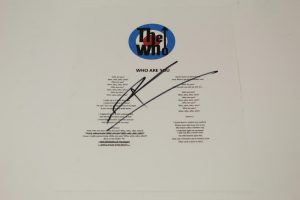 PETE TOWNSHEND SIGNED AUTOGRAPH “WHO ARE YOU” LYRIC SHEET A – THE WHO GUITARIST  COLLECTIBLE MEMORABILIA