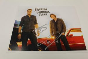 FLORIDA GEORGIA LINE SIGNED AUTOGRAPH 8X10 PHOTO – TYLER & BRIAN, COOL PROMO PIC  COLLECTIBLE MEMORABILIA