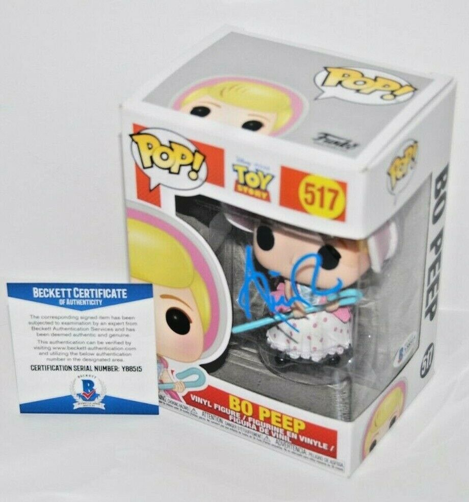 ANNIE POTTS signed (TOY STORY) Disney Bo Peep Funko Pop #517 BECKETT ...