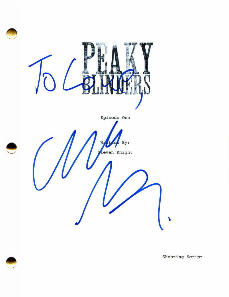 Cillian Murphy Signed Autograph Peaky Blinders Full Pilot Script Thomas Shelby Collectible 
