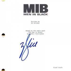 WILL SMITH SIGNED AUTOGRAPH MEN IN BLACK FULL MOVIE SCRIPT - TOMMY LEE JONES Collectible Memorabilia