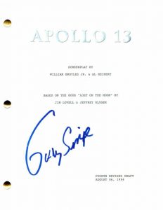 GARY SINISE SIGNED AUTOGRAPH APOLLO 13 FULL MOVIE SCRIPT – TOM HANKS BILL PAXTON  COLLECTIBLE MEMORABILIA