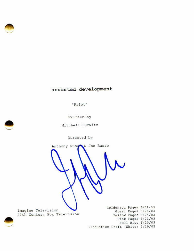 JEFFREY TAMBOR SIGNED AUTOGRAPH - ARRESTED DEVELOPMENT FULL PILOT ...