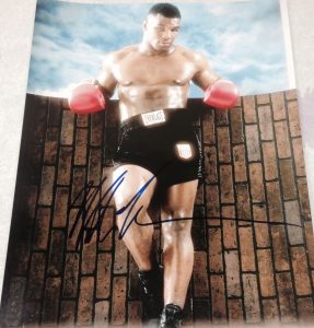 MIKE TYSON SIGNED AUTOGRAPH BOXING LEGEND CASUAL PROMO POSE RARE 11×14 PHOTO COA  COLLECTIBLE MEMORABILIA