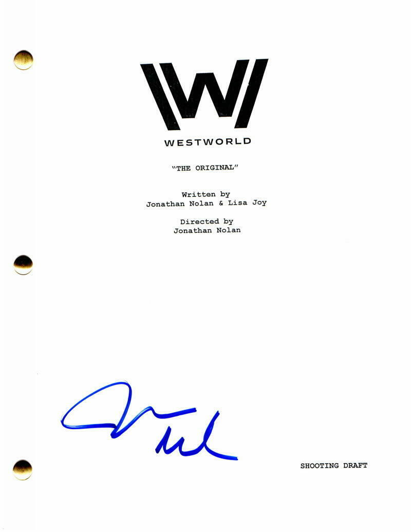 JAMES MARSDEN SIGNED AUTOGRAPH - WESTWORLD FULL PILOT SCRIPT - EVAN ...