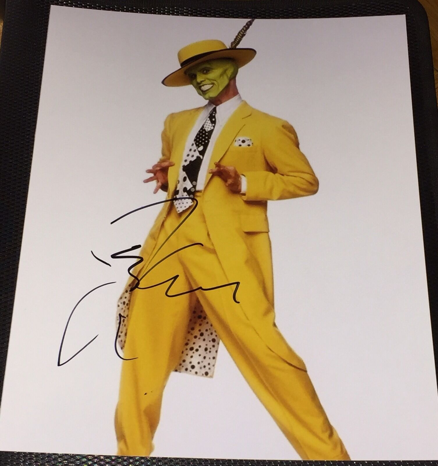 JIM CARREY SIGNED AUTOGRAPH RARE THE MASK CLASSIC POSTER PROMO 11x14 ...