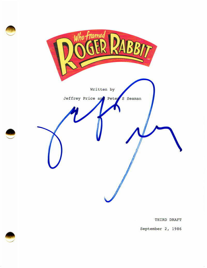 ROBERT ZEMECKIS SIGNED AUTOGRAPH - WHO FRAMED ROGER RABBIT FULL MOVIE ...