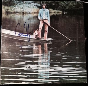 JAMES TAYLOR SIGNED AUTOGRAPH ORIGINAL”ONE MAN DOG” LP ALBUM VINYL COA  COLLECTIBLE MEMORABILIA