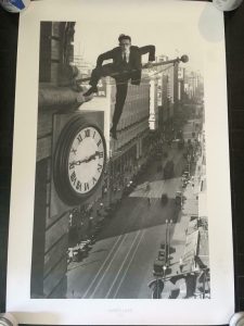 HAROLD LLOYD AMERICAN FILM INSTITUTE AFI SAFETY LAST! LIMITED EDITION POSTER  COLLECTIBLE MEMORABILIA