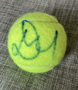 DENIS SHAPOVALOV SIGNED AUTOGRAPHED NEW TENNIS BALL CHAMPION YOUNG STAR WITH COA  COLLECTIBLE MEMORABILIA