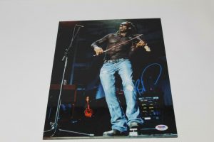 BOYD TINSLEY SIGNED AUTOGRAPH 11X14 PHOTO – ROCK AND ROLL DAVE MATTHEWS BAND PSA  COLLECTIBLE MEMORABILIA