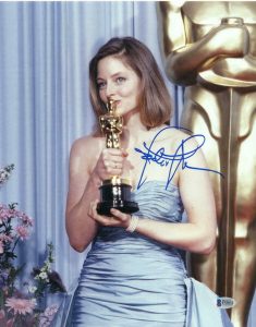 JODIE FOSTER SIGNED AUTOGRAPH 11×14 PHOTO – THE SILENCE OF THE LAMBS TAXI DRIVER  COLLECTIBLE MEMORABILIA
