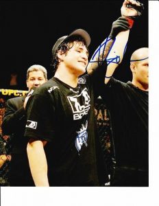 UFC STAR DEIGO SANCHEZ SIGNED WINNER 8X10  COLLECTIBLE MEMORABILIA