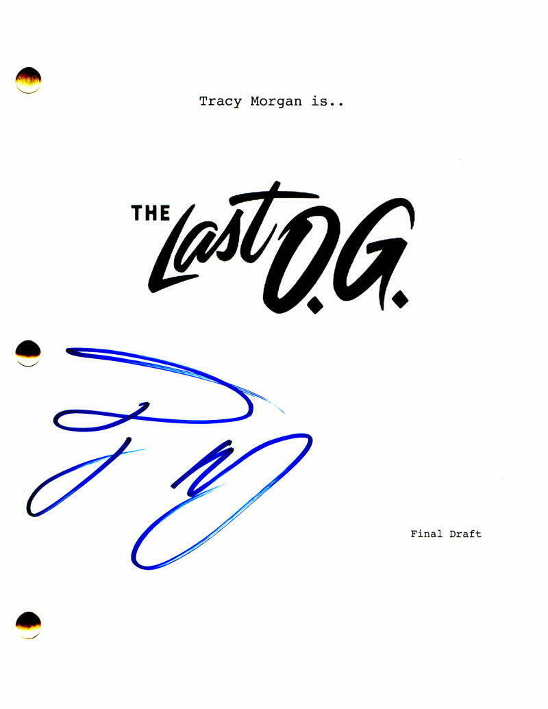 TRACY MORGAN SIGNED AUTOGRAPH - THE LAST O.G. FULL PILOT SCRIPT ...