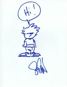 SETH GREEN HAND-DRAWN SIGNED AUTOGRAPH SKETCH – FAMILY GUY, ROBOT CHICKEN, IT  COLLECTIBLE MEMORABILIA