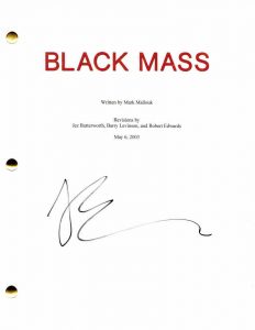 JOEL EDGERTON SIGNED AUTOGRAPH – BLACK MASS MOVIE SCRIPT – STAR WARS, THE KING  COLLECTIBLE MEMORABILIA