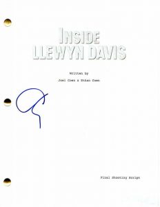 CAREY MULLIGAN SIGNED AUTOGRAPH – INSIDE LLEWYN DAVIS MOVIE SCRIPT – OSCAR ISAAC  COLLECTIBLE MEMORABILIA