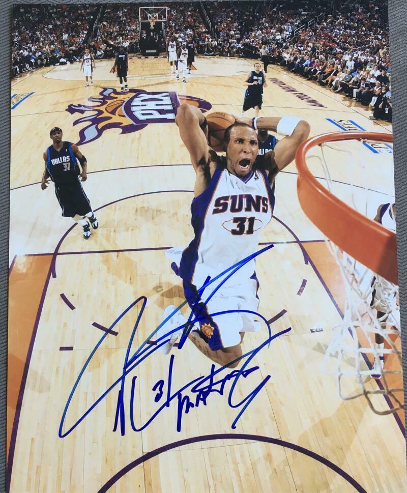 SHAWN MARION MATRIX SIGNED AUTOGRAPH 11x14 PHOTO CLASSIC DUNK POSE NBA ...