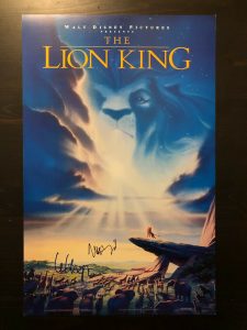 LION KING CAST SIGNED AUTOGRAPH 11X17 POSTER – WHOOPI GOLDBERG MATTHEW BRODERICK  COLLECTIBLE MEMORABILIA