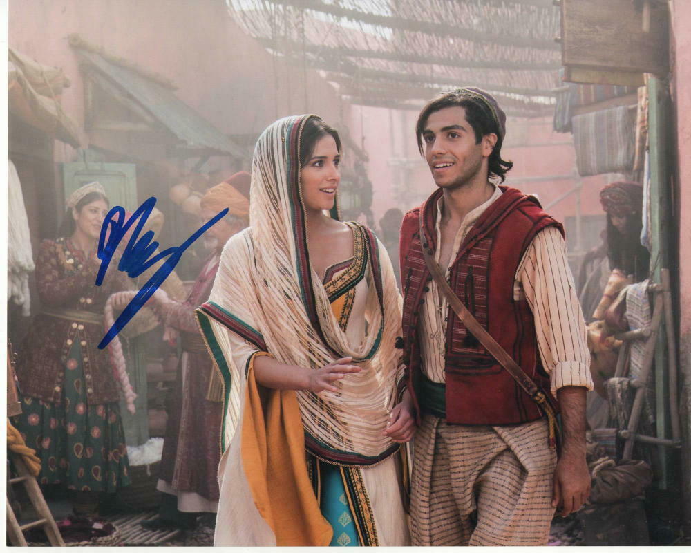 Mena Massoud Signed Autographed 8x10 Photo Disneys Aladdin Hunk Naomi Scott Collectible 