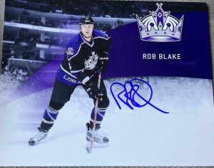 ROB BLAKE SIGNED AUTOGRAPHED 8X10 PHOTO – NHL KINGS STAR POSTER PROMO WITH COA  COLLECTIBLE MEMORABILIA