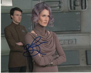 LAURA DERN SIGNED AUTOGRAPHED 8X10 PHOTO – STAR WARS VICE ADMIRAL AMILYN HOLDO 1  COLLECTIBLE MEMORABILIA