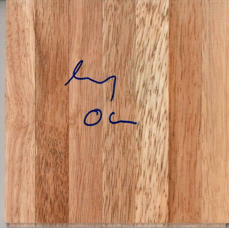 GREG ODEN SIGNED AUTOGRAPH – PARQUET FLOORBOARD – OHIO STATE BUCKEYES, PORTLAND  COLLECTIBLE MEMORABILIA
