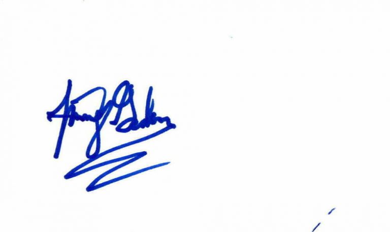 JIMMY GRAHAM SIGNED AUTOGRAPH – INDEX CARD – NEW ORLEANS SAINTS PRO-BOWLER  COLLECTIBLE MEMORABILIA