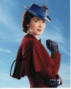 EMILY BLUNT SIGNED AUTOGRAPHED 8X10 PHOTO – SEXY, MARY POPPINS RETURNS, DISNEY  COLLECTIBLE MEMORABILIA