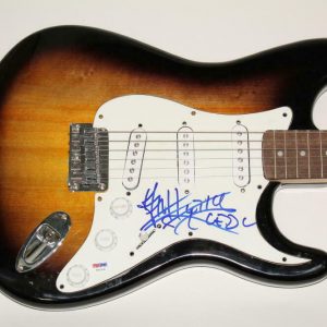ANTHONY KIEDIS SIGNED AUTOGRAPH FENDER BRAND ELECTRIC GUITAR CALIFORNICATION PSA COLLECTIBLE MEMORABILIA