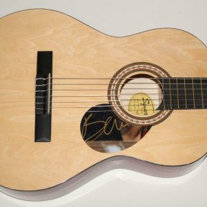 BONO SIGNED AUTOGRAPH FENDER BRAND ACOUSTIC GUITAR - U2, THE JOSHUA TREE, WAR B COLLECTIBLE MEMORABILIA